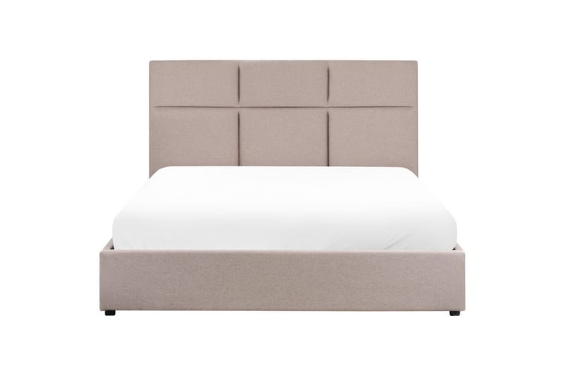 Sänky säilytystilalla Lagord - Taupe, musta, 160x200 cm - Huonekalut - Sänky - Sänkykehikot & sängynrungot