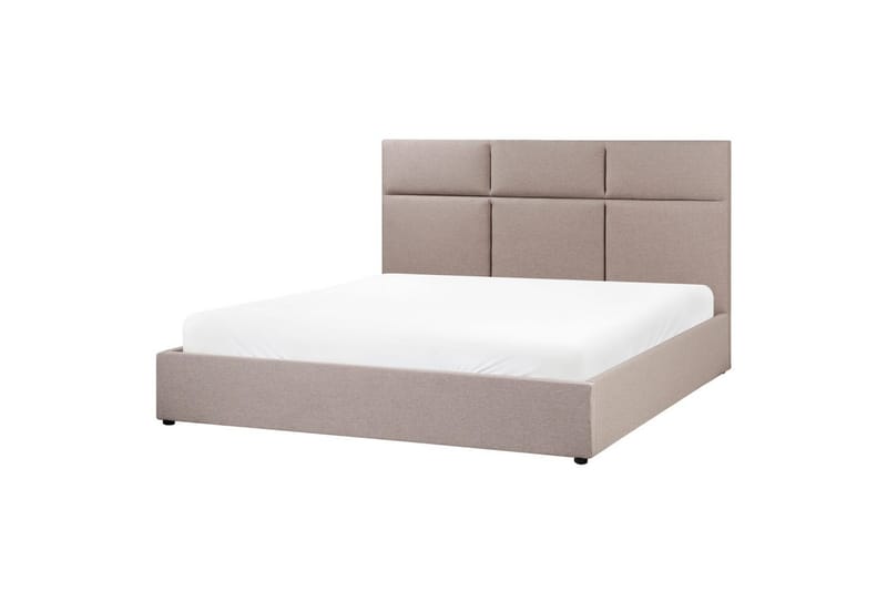 Sänky säilytystilalla Lagord - Taupe, musta, 180x200 cm - Huonekalut - Sänky - Sänkykehikot & sängynrungot