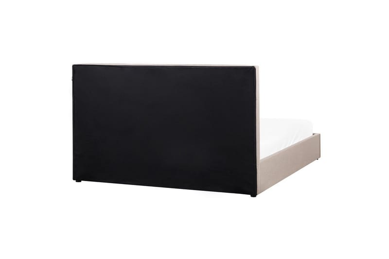 Sänky säilytystilalla Lagord - Taupe, musta, 180x200 cm - Huonekalut - Sänky - Sänkykehikot & sängynrungot
