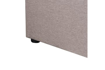 Sänky säilytystilalla Lagord - Taupe, musta, 180x200 cm - Huonekalut - Sänky - Sänkykehikot & sängynrungot