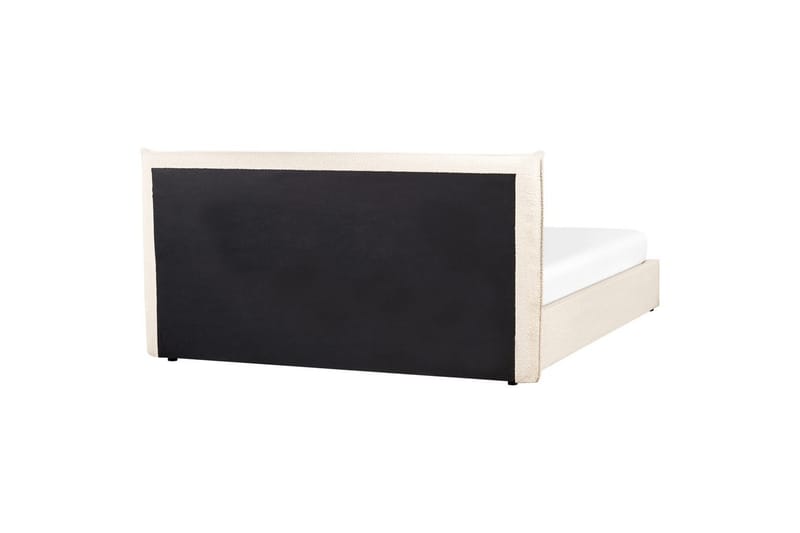 Sänky säilytystilalla Lavaur - Beige/bouclé, Beige/Bouclé, 180x200 cm - Huonekalut - Sänky - Sänkykehikot & sängynrungot