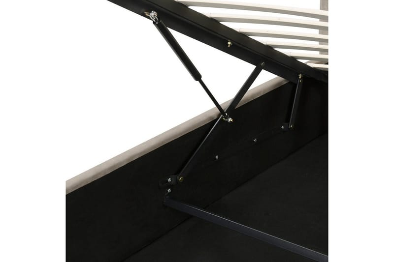 Sänky säilytystilalla Lavaur - Taupe/Sametti, Taupe/sametti, 180x200 cm - Huonekalut - Sänky - Sänkykehikot & sängynrungot