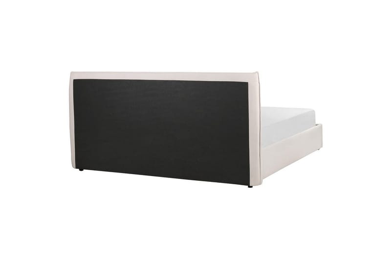 Sänky säilytystilalla Lavaur - Valkoinen/Sametti, 180x200 cm - Huonekalut - Sänky - Sänkykehikot & sängynrungot