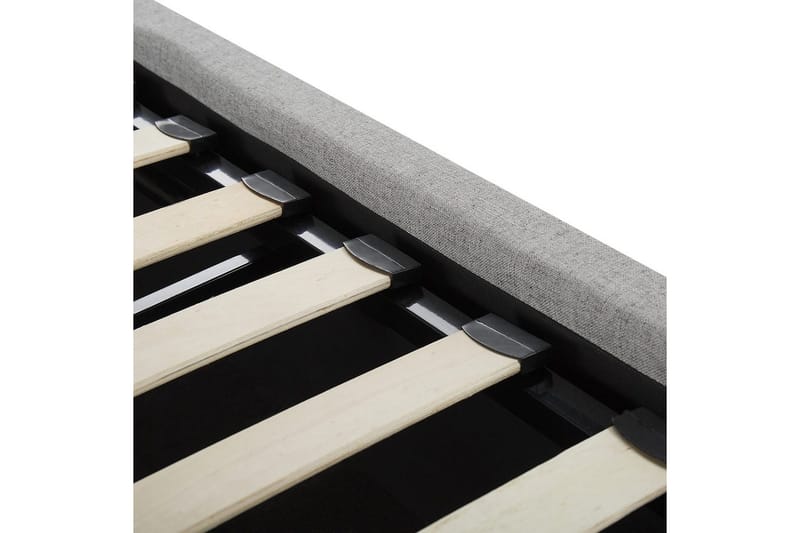 Sänky säilytystilalla Lorient - Harmaa/Polyesteri, Harmaa/polyesteri, 140x200 cm - Huonekalut - Sänky - Sänkykehikot & sängynrungot