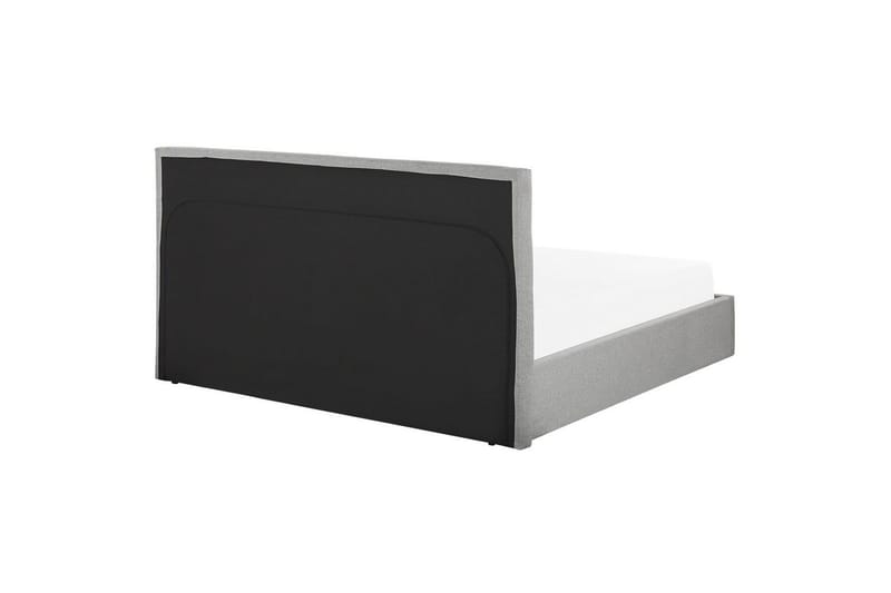 Sänky säilytystilalla Lorient - Harmaa/Polyesteri, Harmaa/polyesteri, 160x200 cm - Huonekalut - Sänky - Sänkykehikot & sängynrungot