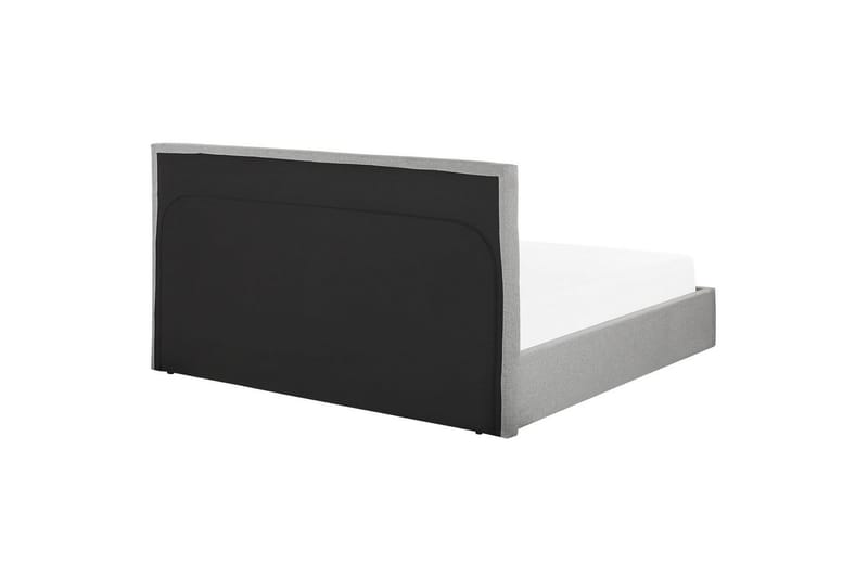 Sänky säilytystilalla Lorient - Harmaa/Polyesteri, Harmaa/polyesteri, 160x200 cm - Huonekalut - Sänky - Sänkykehikot & sängynrungot