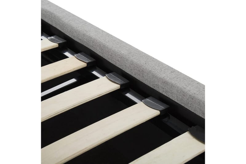 Sänky säilytystilalla Lorient - Harmaa/Polyesteri, Harmaa/polyesteri, 160x200 cm - Huonekalut - Sänky - Sänkykehikot & sängynrungot