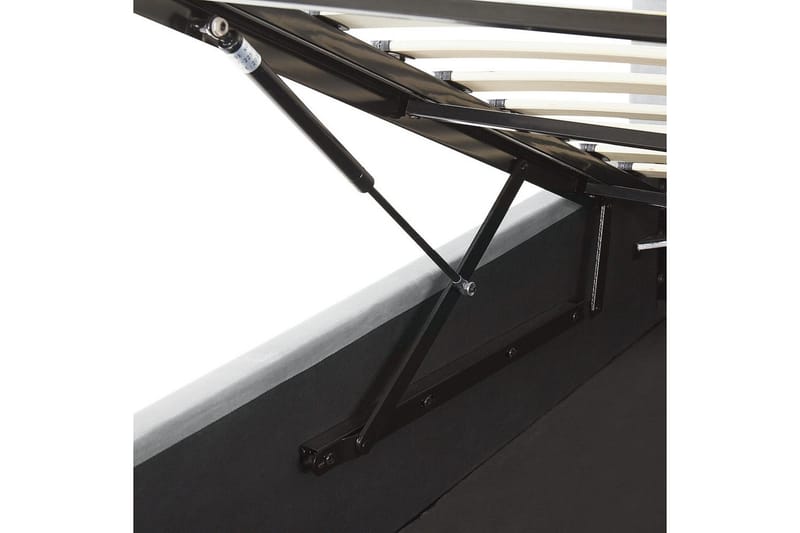 Sänky säilytystilalla Lorient - Harmaa/Sametti, Harmaa/sametti, 140x200 cm - Huonekalut - Sänky - Sänkykehikot & sängynrungot