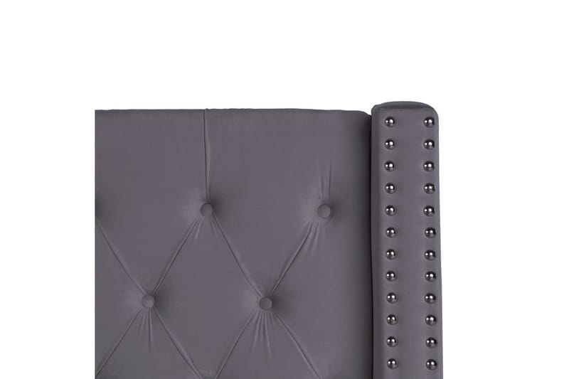 Sänky säilytystilalla Lubbon - Harmaa, Hopea, 140x200 cm - Huonekalut - Sänky - Sänkykehikot & sängynrungot