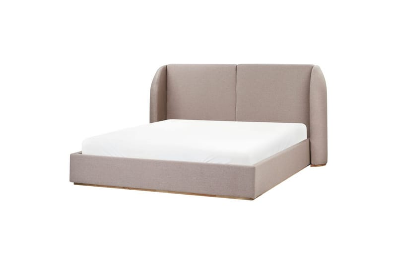 Sänky säilytystilalla Monestier - Beige, 180x200 cm - Huonekalut - Sänky - Sänkykehikot & sängynrungot