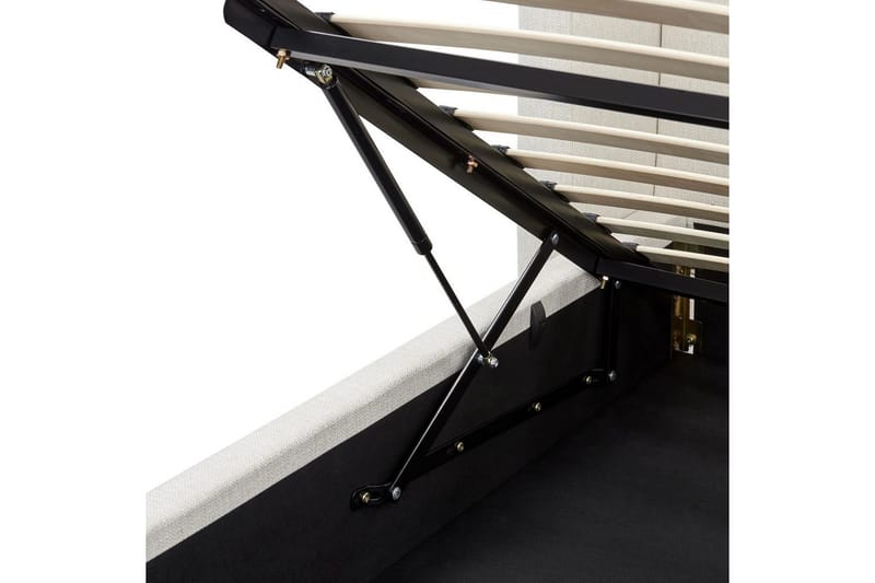 Sänky säilytystilalla Monestier - Valkoinen, 160x200 cm - Huonekalut - Sänky - Sänkykehikot & sängynrungot