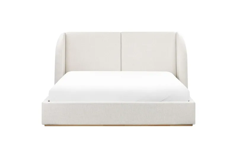 Sänky säilytystilalla Monestier - Valkoinen, 180x200 cm - Huonekalut - Sänky - Sänkykehikot & sängynrungot