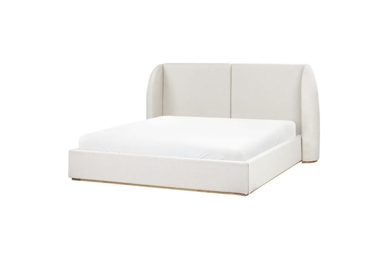 Sänky säilytystilalla Monestier - Valkoinen, 180x200 cm - Huonekalut - Sänky - Sänkykehikot & sängynrungot