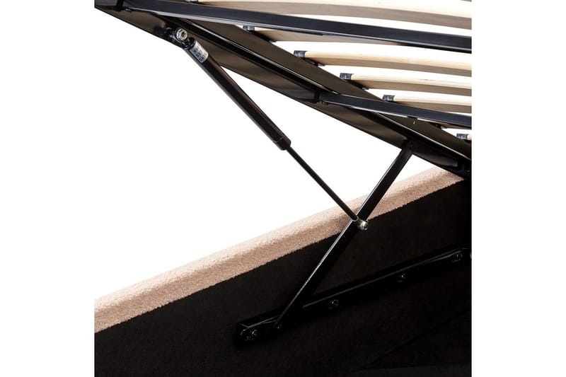 Sänky säilytystilalla Orbey - Beige, 140x200 cm - Huonekalut - Sänky - Sänkykehikot & sängynrungot