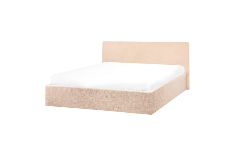 Sänky säilytystilalla Orbey - Beige, 140x200 cm - Huonekalut - Sänky - Sänkykehikot & sängynrungot