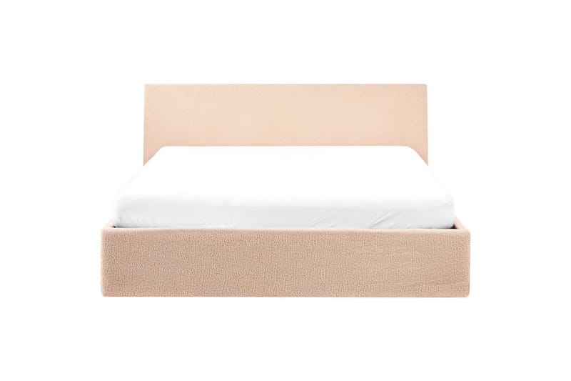 Sänky säilytystilalla Orbey - Beige, 140x200 cm - Huonekalut - Sänky - Sänkykehikot & sängynrungot