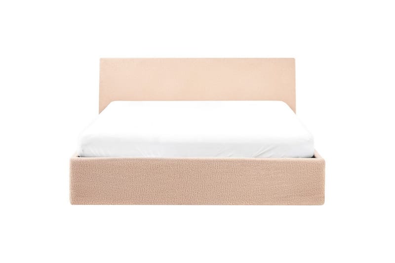 Sänky säilytystilalla Orbey - Beige, 160x200 cm - Huonekalut - Sänky - Sänkykehikot & sängynrungot