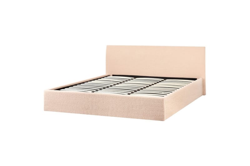 Sänky säilytystilalla Orbey - Beige, 180x200 cm - Huonekalut - Sänky - Sänkykehikot & sängynrungot