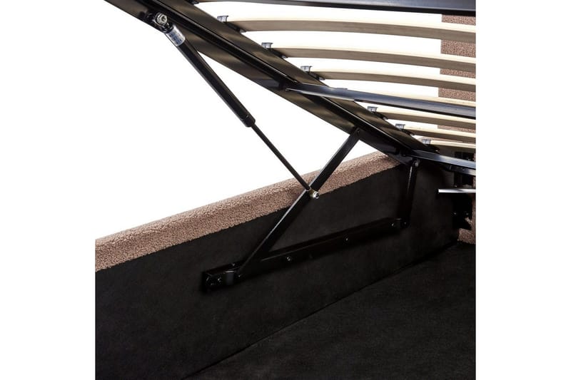 Sänky säilytystilalla Orbey - Ruskea, 140x200 cm - Huonekalut - Sänky - Sänkykehikot & sängynrungot