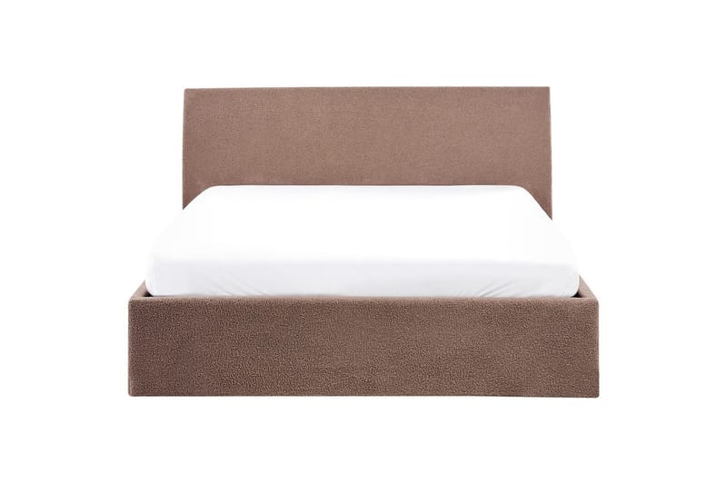 Sänky säilytystilalla Orbey - Ruskea, 140x200 cm - Huonekalut - Sänky - Sänkykehikot & sängynrungot