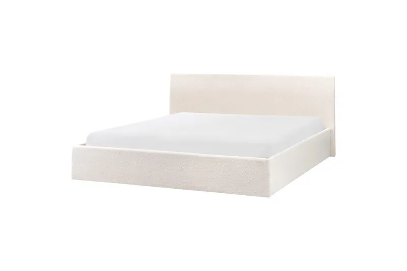 Sänky säilytystilalla Orbey - Valkoinen, 180x200 cm - Huonekalut - Sänky - Sänkykehikot & sängynrungot
