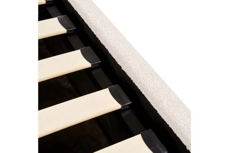 Sänky säilytystilalla Orbey - Valkoinen, 180x200 cm - Huonekalut - Sänky - Sänkykehikot & sängynrungot