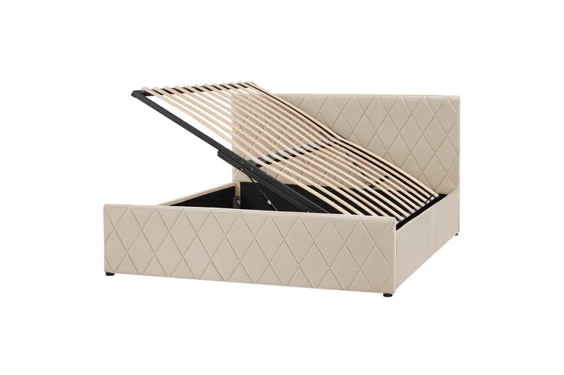 Sänky säilytystilalla Rochefort, Beige, 160x200 cm