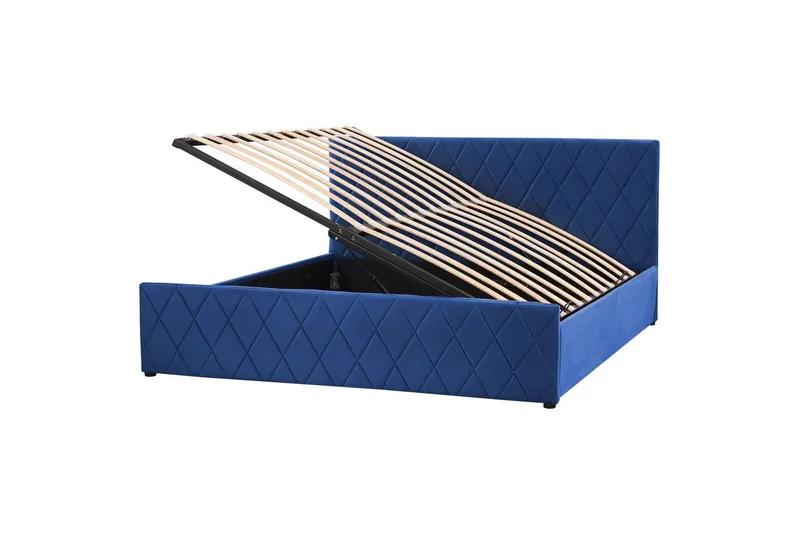 Sänky säilytystilalla Rochefort, Sininen, 180x200 cm