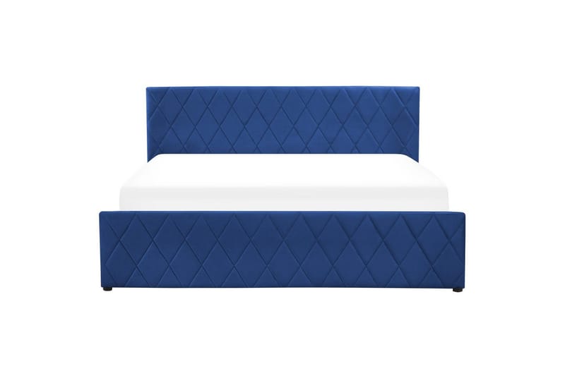 Sänky säilytystilalla Rochefort - Sininen, 180x200 cm - Huonekalut - Sänky - Sänkykehikot & sängynrungot