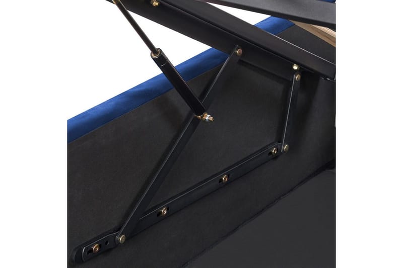 Sänky säilytystilalla Rochefort - Sininen, 180x200 cm - Huonekalut - Sänky - Sänkykehikot & sängynrungot