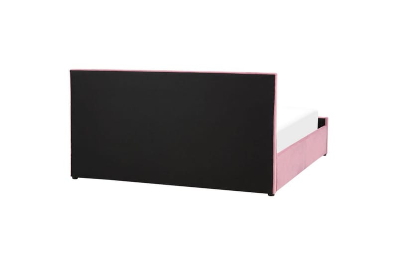 Sänky säilytystilalla Rochefort - Vaaleanpunainen, Rosa, 180x200 cm - Huonekalut - Sänky - Sänkykehikot & sängynrungot