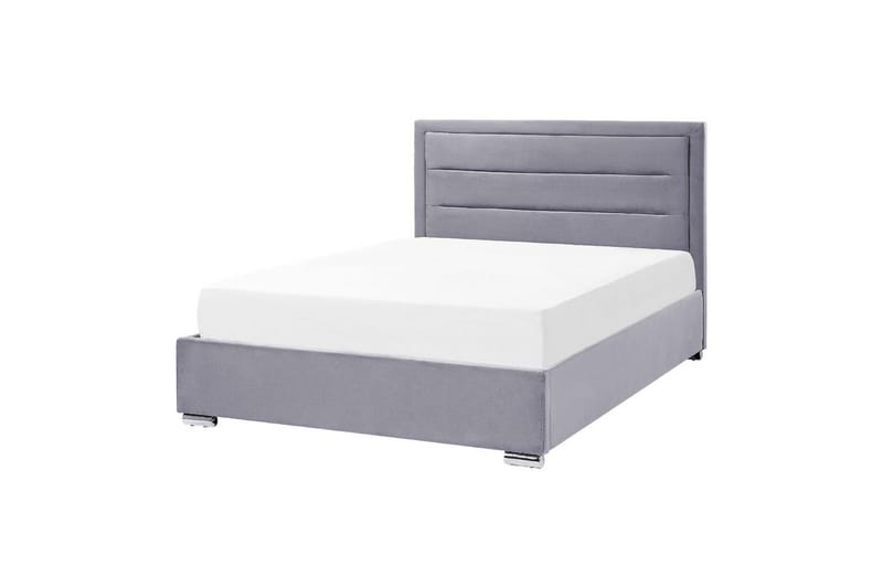 Sänky säilytystilalla Rouen - Harmaa, 140x200 cm - Huonekalut - Sänky - Sänkykehikot & sängynrungot
