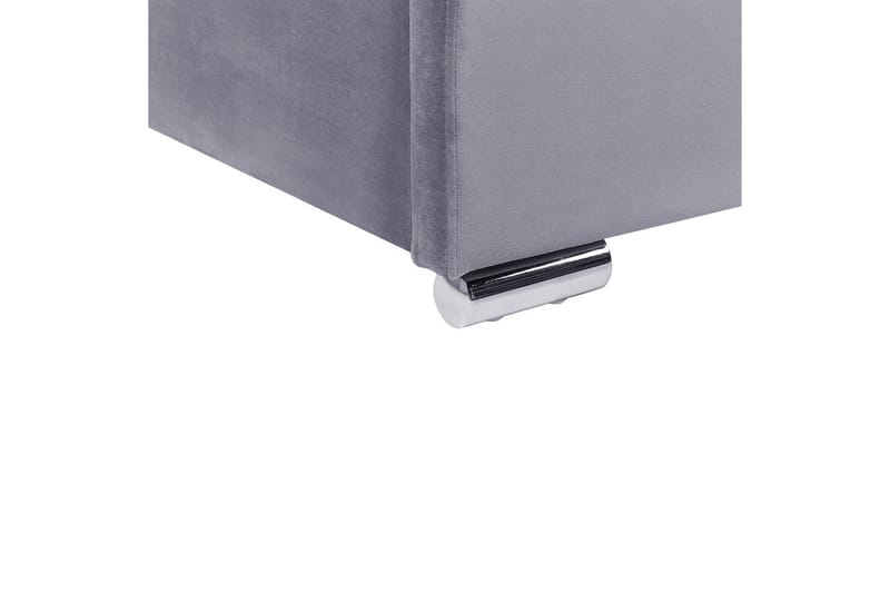 Sänky säilytystilalla Rouen - Harmaa, 140x200 cm - Huonekalut - Sänky - Sänkykehikot & sängynrungot