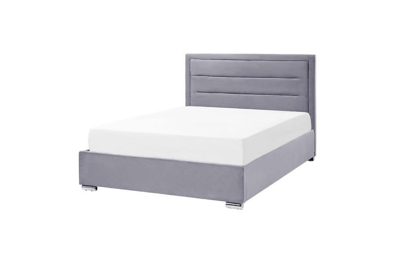 Sänky säilytystilalla Rouen - Harmaa, 140x200 cm - Huonekalut - Sänky - Sänkykehikot & sängynrungot
