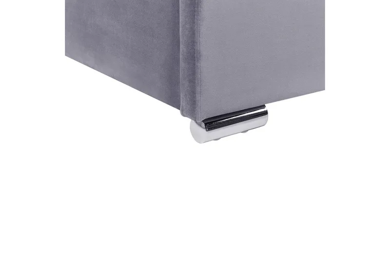 Sänky säilytystilalla Rouen - Harmaa, 140x200 cm - Huonekalut - Sänky - Sänkykehikot & sängynrungot