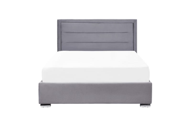 Sänky säilytystilalla Rouen - Harmaa, 140x200 cm - Huonekalut - Sänky - Sänkykehikot & sängynrungot
