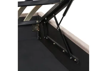 Sänky säilytystilalla Rouen - Taupe, 140x200 cm - Huonekalut - Sänky - Sänkykehikot & sängynrungot