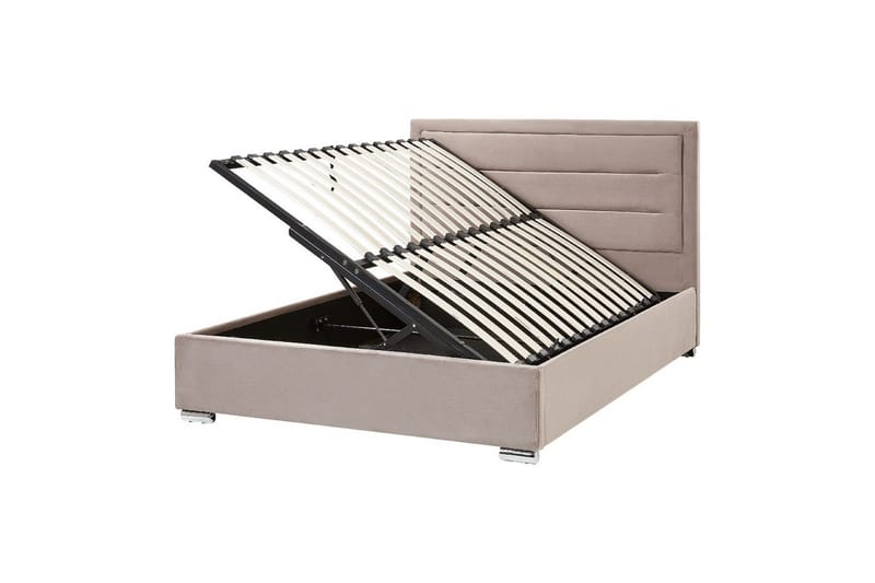 Sänky säilytystilalla Rouen, Taupe, 140x200 cm