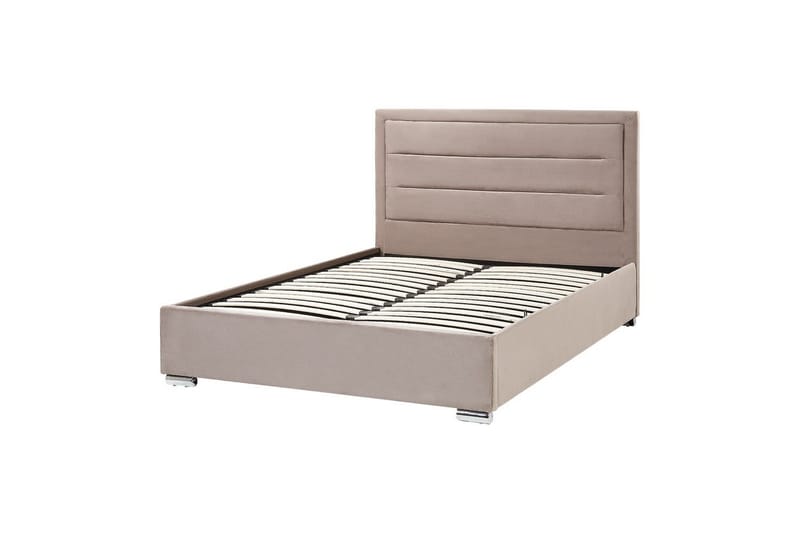 Sänky säilytystilalla Rouen - Taupe, 140x200 cm - Huonekalut - Sänky - Sänkykehikot & sängynrungot