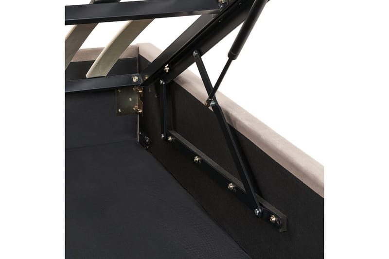 Sänky säilytystilalla Rouen - Taupe, 140x200 cm - Huonekalut - Sänky - Sänkykehikot & sängynrungot