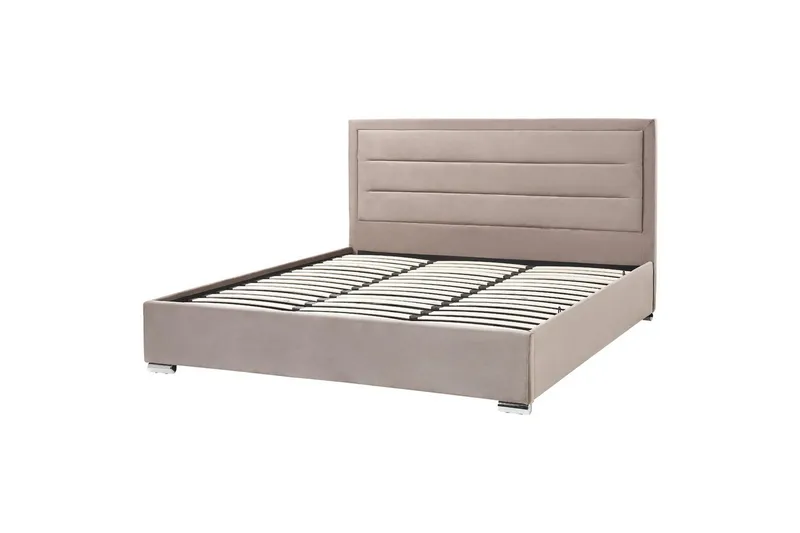 Sänky säilytystilalla Rouen - Taupe, 180x200 cm - Huonekalut - Sänky - Sänkykehikot & sängynrungot