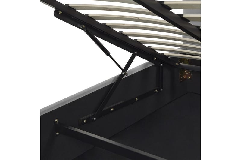 Sänky säilytystilalla Vaucluse - Vaaleanharmaa/sametti, Vaaleanharmaa/Sametti, 160x200 cm - Huonekalut - Sänky - Sänkykehikot & sängynrungot