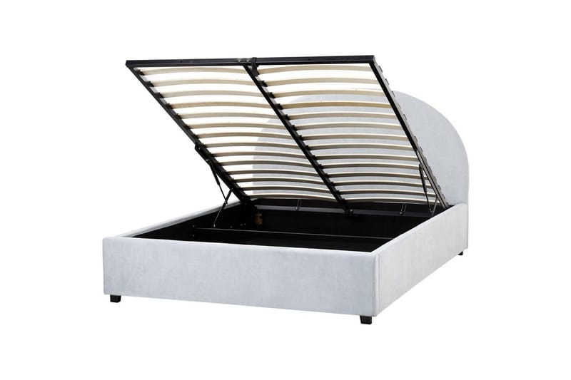 Sänky säilytystilalla Vaucluse, Vaaleansininen/polyesteri, Vaaleansininen/Polyesteri, 140x200 cm