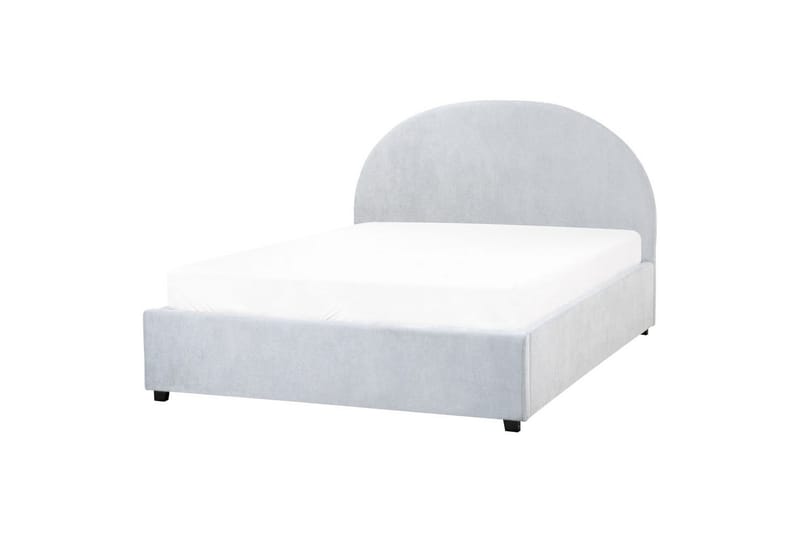 Sänky säilytystilalla Vaucluse - Vaaleansininen/polyesteri, Vaaleansininen/Polyesteri, 140x200 cm - Huonekalut - Sänky - Sänkykehikot & sängynrungot