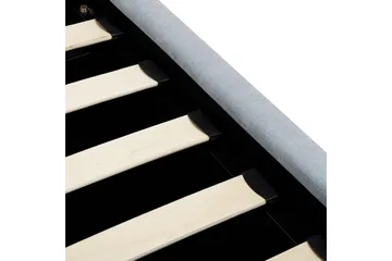 Sänky säilytystilalla Vaucluse - Vaaleansininen/polyesteri, Vaaleansininen/Polyesteri, 140x200 cm - Huonekalut - Sänky - Sänkykehikot & sängynrungot