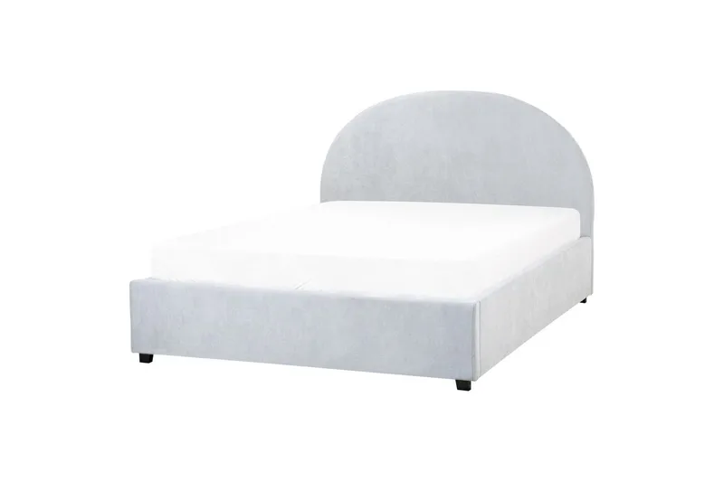 Sänky säilytystilalla Vaucluse - Vaaleansininen/polyesteri, Vaaleansininen/Polyesteri, 140x200 cm - Huonekalut - Sänky - Sänkykehikot & sängynrungot