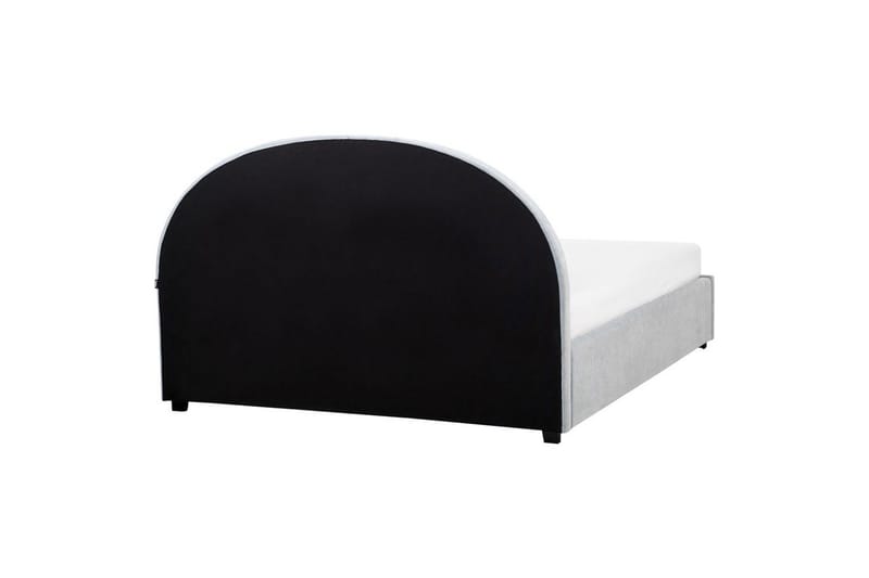 Sänky säilytystilalla Vaucluse - Vaaleansininen/polyesteri, Vaaleansininen/Polyesteri, 160x200 cm - Huonekalut - Sänky - Sänkykehikot & sängynrungot