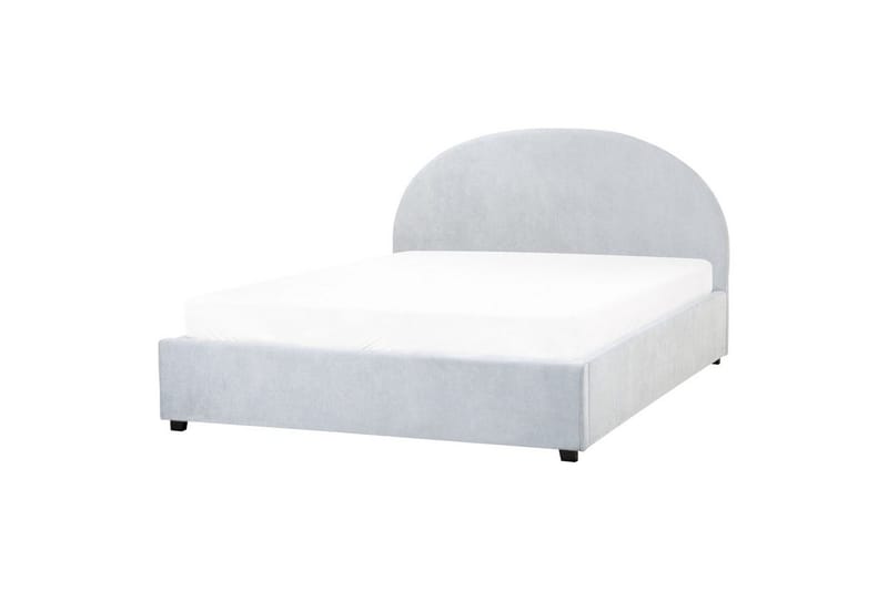 Sänky säilytystilalla Vaucluse - Vaaleansininen/polyesteri, Vaaleansininen/Polyesteri, 160x200 cm - Huonekalut - Sänky - Sänkykehikot & sängynrungot