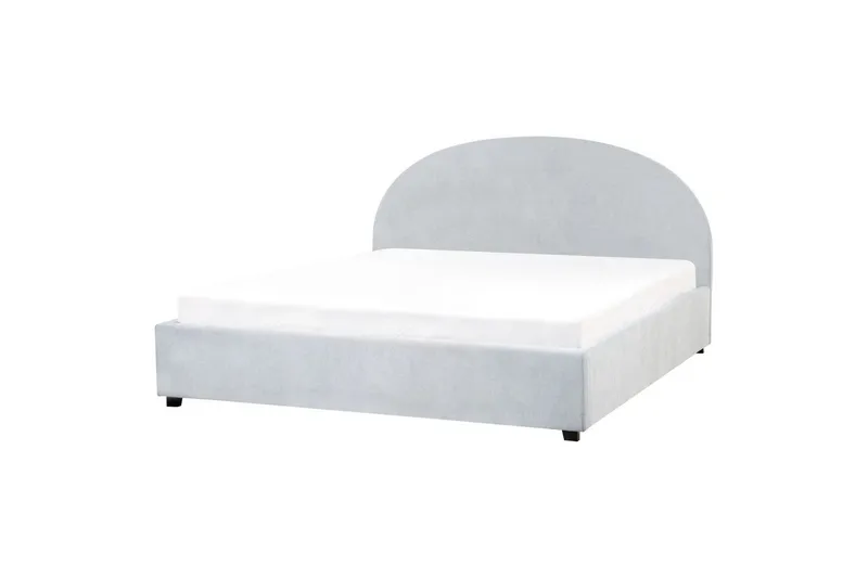 Sänky säilytystilalla Vaucluse - Vaaleansininen/polyesteri, Vaaleansininen/Polyesteri, 180x200 cm - Huonekalut - Sänky - Sänkykehikot & sängynrungot