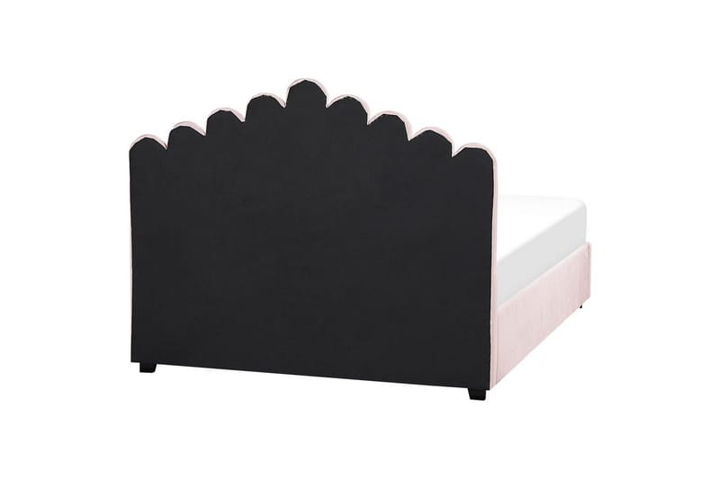 Sänky säilytystilalla Vincennes - Rosa, Musta, 160x200 cm - Huonekalut - Sänky - Sänkykehikot & sängynrungot